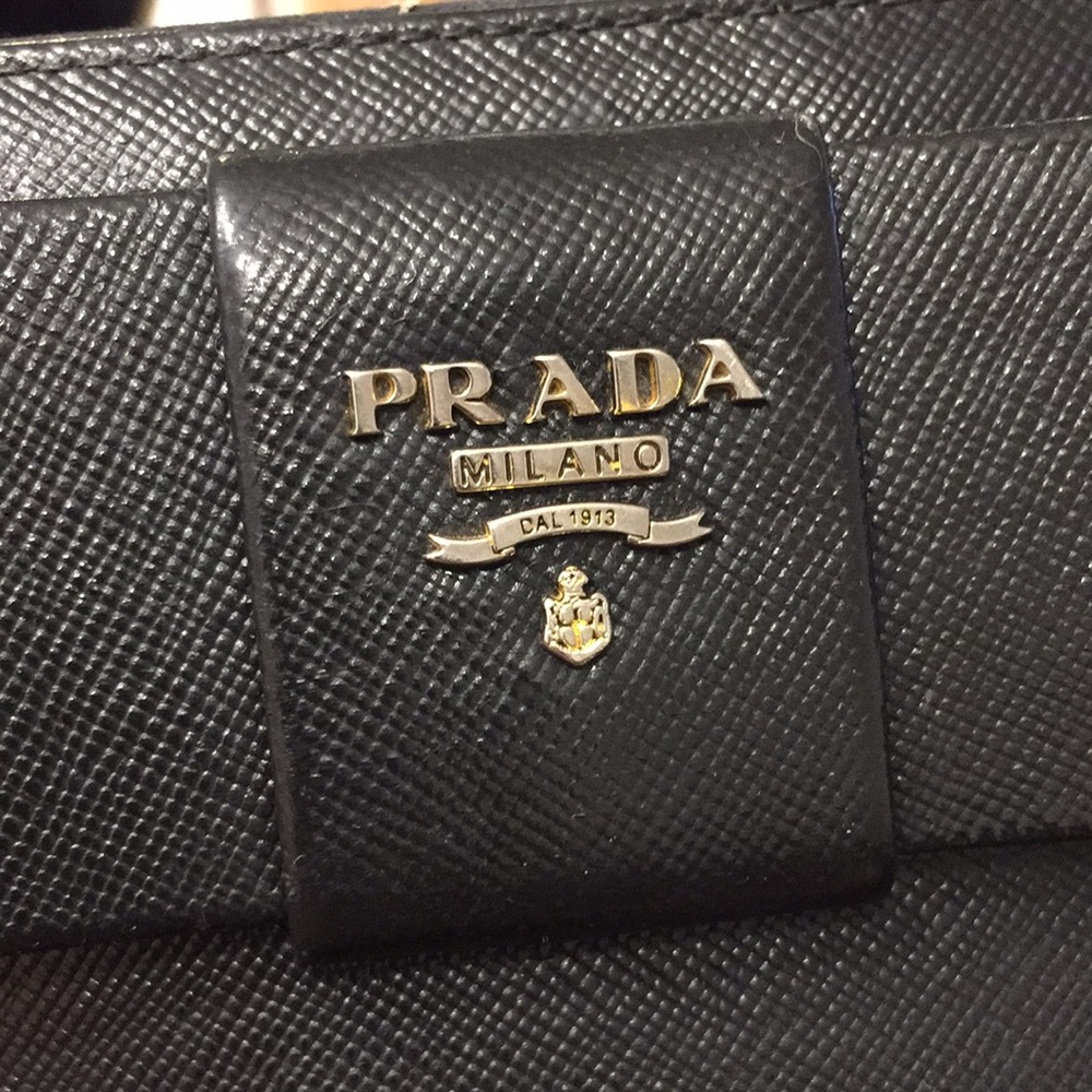 Prada bow wallet
